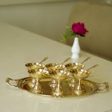 Brass Serving Set
